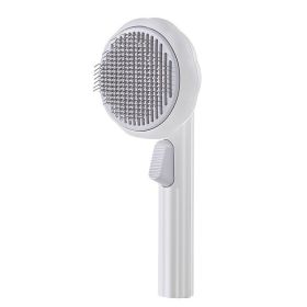 Pumpkin comb, pet comb, cat comb, pet brush, dog needle comb, floating hair remover, pet products, cross-border - Pumpkin Comb - White