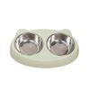 Pet Feeder Bowls for Puppy Medium Dogs Cats - Green - Pet Supplies
