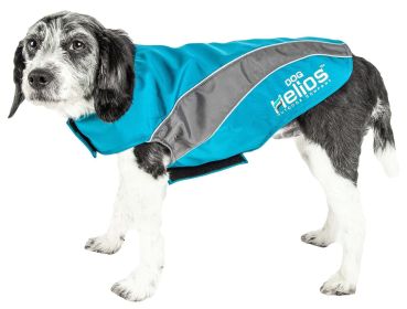 Helios Octane Softshell Neoprene Satin Reflective Dog Jacket w/ Blackshark technology - Medium