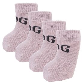 Pet Socks W/ Rubberized Soles - Large