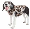 Pet Life Luxe 'Lab-Pard' Dazzling Leopard Patterned Mink Fur Dog Coat Jacket - Small