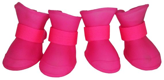 Elastic Protective Multi-Usage All-Terrain Rubberized Dog Shoes - Medium