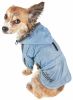 Dog Helios 'Torrential Shield' Waterproof Multi-Adjustable Pet Dog Windbreaker Raincoat - Blue - Large