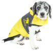 Touchdog Lightening-Shield Waterproof 2-in-1 Convertible Dog Jacket w/ Blackshark technology - X-Small