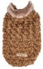 Pet Life Luxe 'Furpaw' Shaggy Elegant Designer Dog Coat Jacket - X-Small