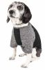 Pet Life Active 'Hybreed' 4-Way Stretch Two-Toned Performance Dog T-Shirt - Black - Small