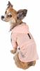 Dog Helios 'Torrential Shield' Waterproof Multi-Adjustable Pet Dog Windbreaker Raincoat - Pink - X-Small