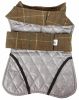Touchdog 2-In-1 Windowpane Plaided Dog Jacket With Matching Reversible Dog Mat - Green - Medium
