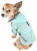 Dog Helios 'Torrential Shield' Waterproof Multi-Adjustable Pet Dog Windbreaker Raincoat - Green - X-Small