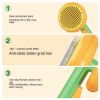 Pumpkin comb, pet comb, cat comb, pet brush, dog needle comb, floating hair remover, pet products, cross-border - Pumpkin Comb - Green