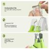 Ai Wo Pet Nail Clipper Cat Nail Pliers Dog Nail Knife LED Light Stainless Steel Nail Grinder Pet Supplies - Cactus White Light Style - Orange - PCS