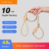 Amazon's best-selling pet products, nylon cat and dog traction rope wholesale - P Chain - Pink (8MM)
