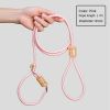 Amazon's best-selling pet products, nylon cat and dog traction rope wholesale - P Chain - Pink (8MM)