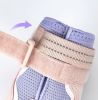 Pet dog walking shoes mesh breathable dog shoes - Purple - Size3-4.5cm