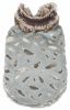 Pet Life Luxe 'Gold-Wagger' Gold-Leaf Designer Fur Dog Jacket Coat - Large