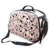 Narrow Shelled Perforated Lightweight Collapsible Military Grade Transportable Designer Pet Carrier - B54PKMD