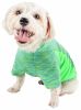 Pet Life Active 'Warf Speed' Heathered Ultra-Stretch Sporty Performance Dog T-Shirt - Green - X-Small