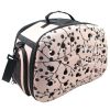 Narrow Shelled Perforated Lightweight Collapsible Military Grade Transportable Designer Pet Carrier - B54PKMD