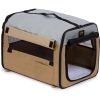 Folding Zippered Lightweight Easy Folding Pet Crate - Large