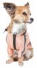 Dog Helios 'Torrential Shield' Waterproof Multi-Adjustable Pet Dog Windbreaker Raincoat - Pink - X-Small