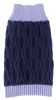 Oval Weaved Heavy Knitted Fashion Designer Dog Sweater - Medium