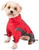 Touchdog Quantum-Ice Full-Bodied Adjustable and 3M Reflective Dog Jacket w/ Blackshark Technology - X-Large