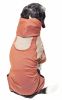Pet Life Active 'Fur-Breeze' Heathered Performance 4-Way Stretch Two-Toned Full Bodied Hoodie - Orange - Large
