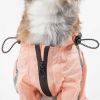 Dog Helios 'Torrential Shield' Waterproof Multi-Adjustable Full Bodied Pet Dog Windbreaker Raincoat - Pink - X-Large
