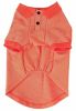 Pet Life Active 'Fur-Flexed' Relax-Stretch Wick-Proof Performance Dog Polo T-Shirt - Orange - X-Small