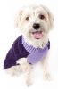 Oval Weaved Heavy Knitted Fashion Designer Dog Sweater - Large