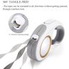 Small Medium Dogs Pet Products Automatic Flexible Traction Rope - Gray - 3 M